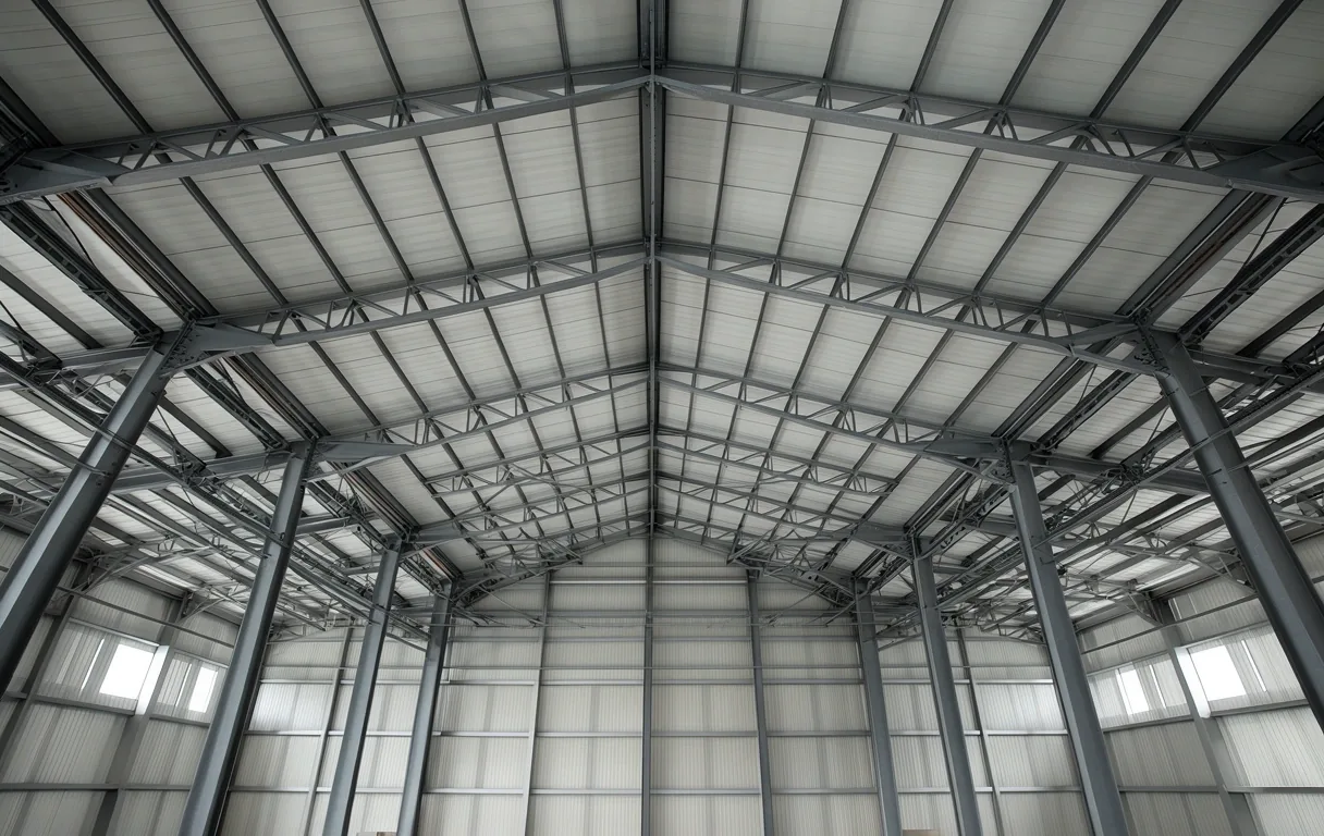 Industrial steel span